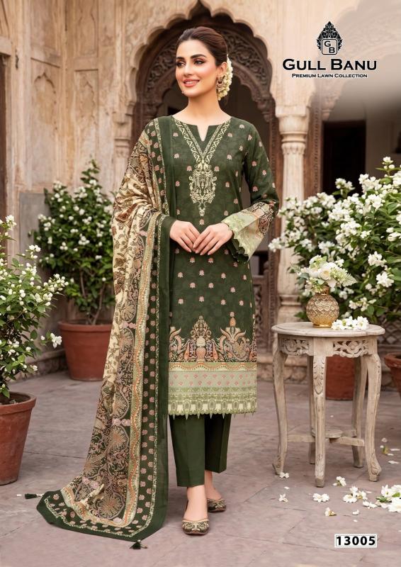 Gull ahmed gull banu vol 13 wholesale dress materials krishna online